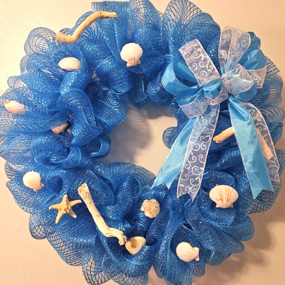 Seashell Handmade Wreath